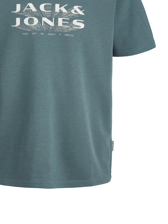 Jack & Jones Jack & Jones Póló Fusion 12289880 Zöld Regular Fit