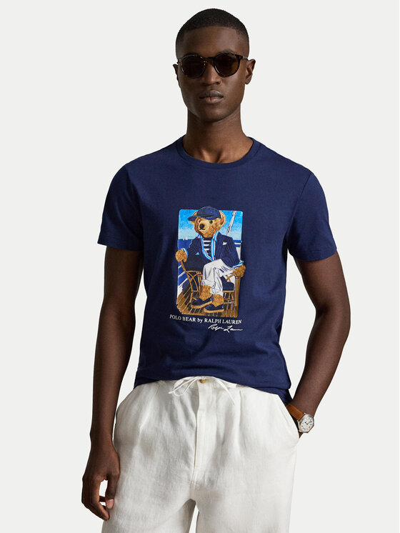 Polo Ralph Lauren Tricou 710B21964001 Bleumarin Regular Fit