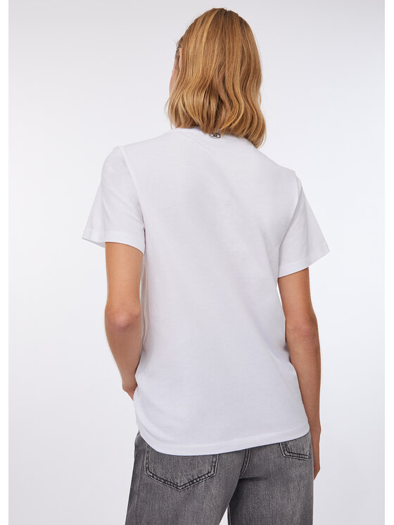 Liu Jo Liu Jo T-shirt MF5344J6308L9018 Bianco Regular Fit
