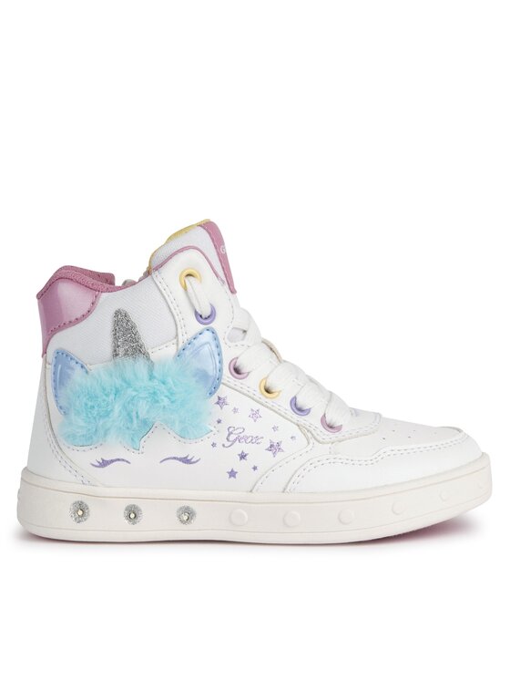 Geox Geox Laisvalaikio batai J Skylin Girl J368WC 054AS C0653 D Balta
