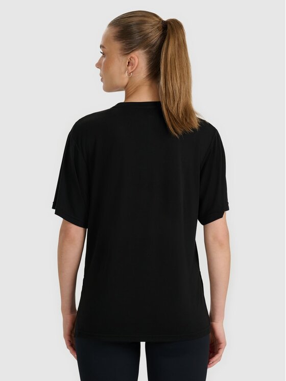 4F 4F T-Shirt 4FRAW25TTSHF3408-20S Černá Oversize