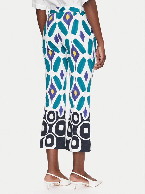 Luisa Spagnoli Luisa Spagnoli Pantaloni din material Asterisco 542057 Albastru Regular Fit