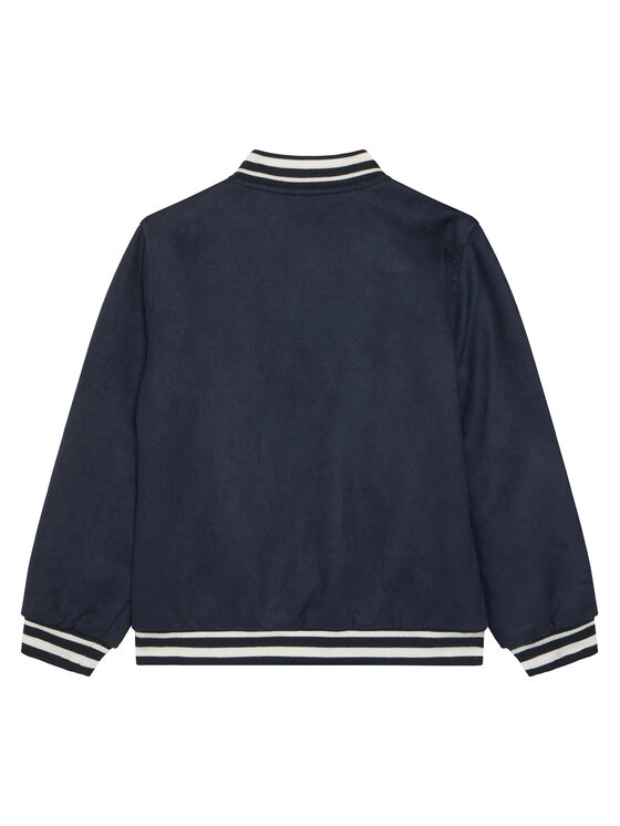 Guess Guess Bomber striukė L6RL01 WG970 Tamsiai mėlyna Regular Fit