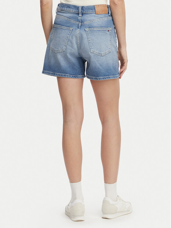 Tommy Jeans Tommy Jeans Džínové šortky Colour-Blocked Coin DW0DW22692 Světle modrá Regular Fit