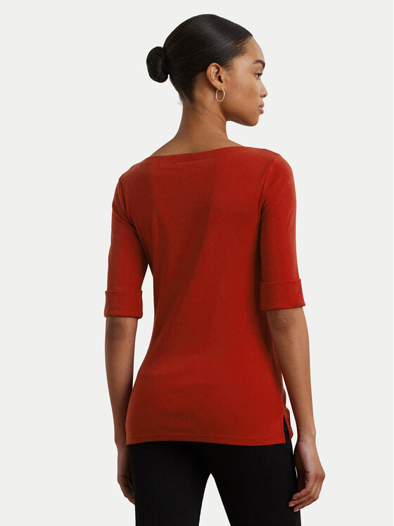 LAUREN RALPH LAUREN LAUREN RALPH LAUREN Блузка 200654963193 Червоний Slim Fit