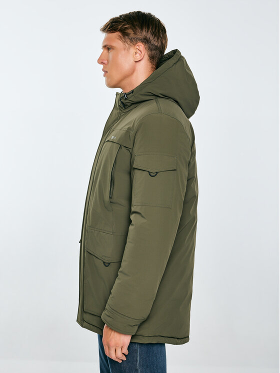 BIG STAR BIG STAR Kurtka zimowa LOB Zielony Basic Fit