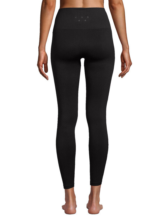 Casall Casall Legginsy Contour High Waist Tights Czarny Slim Fit