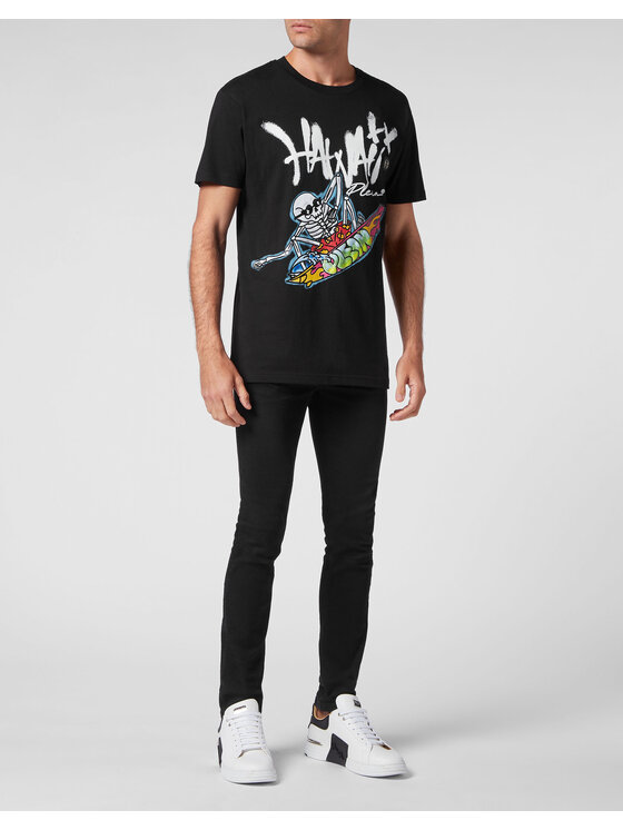 PHILIPP PLEIN PHILIPP PLEIN T-Shirt 1989 Černá Regular Fit