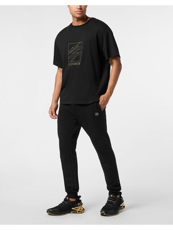 Plein Sport Plein Sport T-Shirt 28489 Czarny Regular Fit