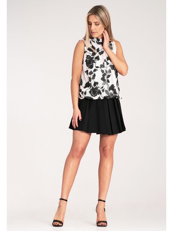 FIGL FIGL Blúzka M1143 Čierna Regular Fit