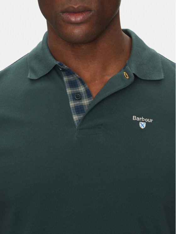 Barbour Barbour Polo Tartan MML0012GN89 Zelena Regular Fit