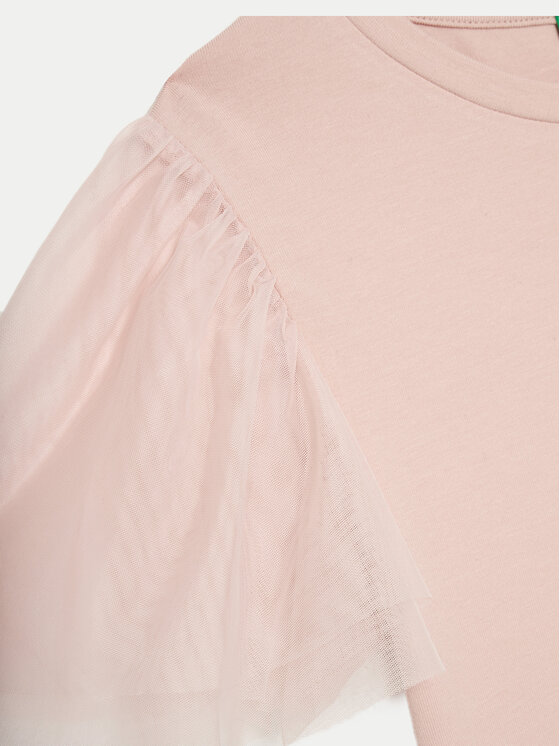 United Colors Of Benetton United Colors Of Benetton Футболка 3Q8DC10LW Рожевий Regular Fit