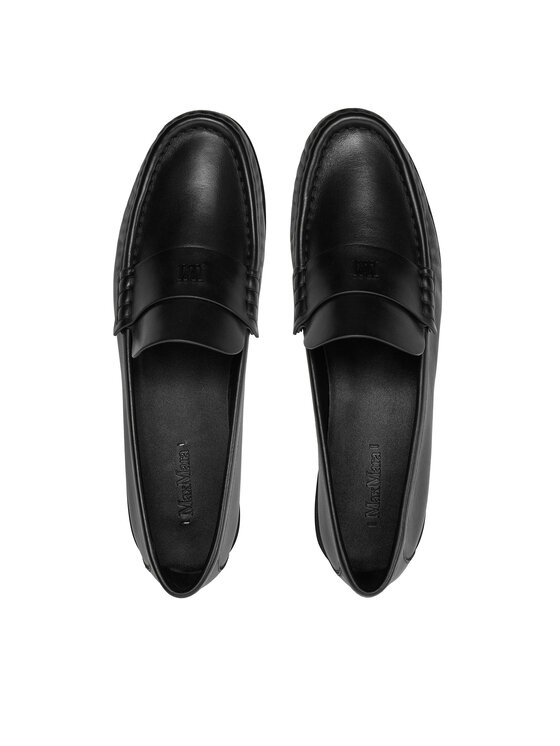 Max Mara Max Mara Мокасини Mmloafer 24245262316 Черен