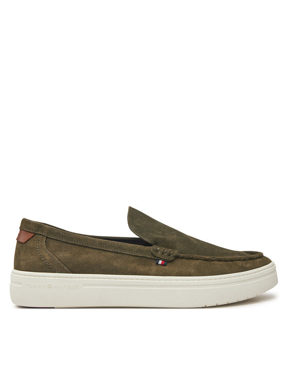 Mocasini Tommy Hilfiger Bărbați, Mărimea: 41, Verde, FM0FM05354