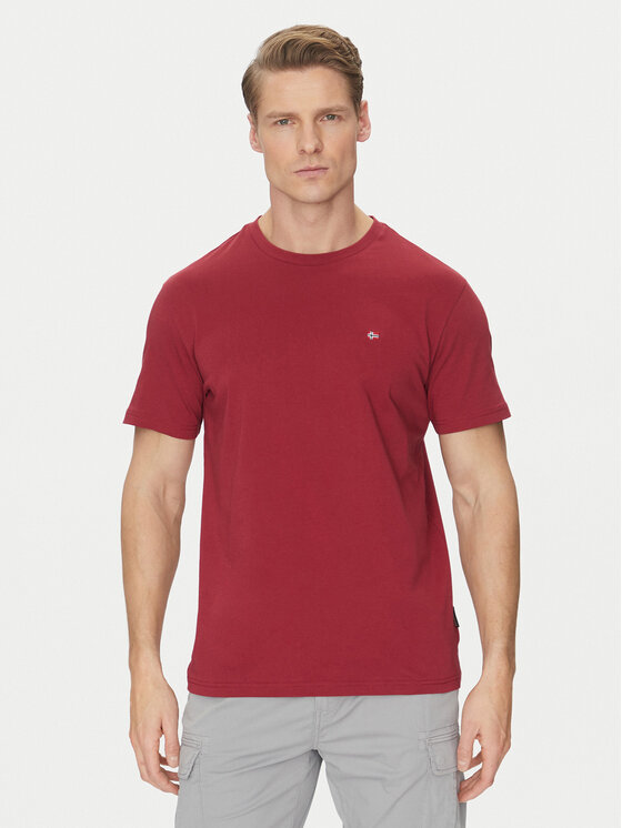Napapijri Napapijri T-särk Salis NP0A4H8D Punane Regular Fit