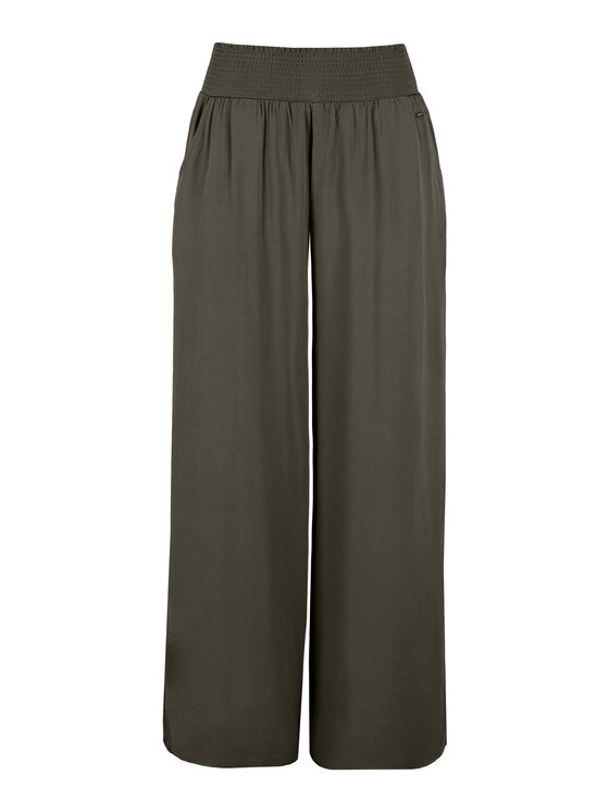 Volcano Volcano Spodnie materiałowe R-AMINA Khaki Regular Fit