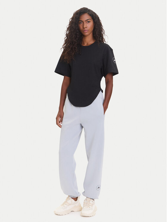adidas by Stella McCartney adidas by Stella McCartney Donji dio trenerke JX6777 Siva Loose Fit