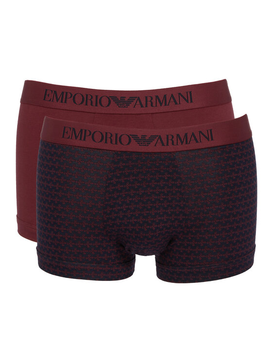 Emporio Armani Underwear Emporio Armani Underwear Sada 2 kusů boxerek 1112103F504 Bordó