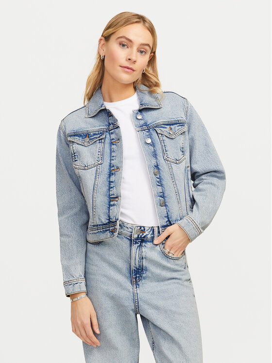 JJXX JJXX Džinsinė striukė Alys 12269101 Mėlyna Regular Fit