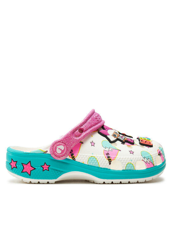 Crocs Crocs Шльопанці Lol Suprise Bff Classic Clog Kids 209466 Білий