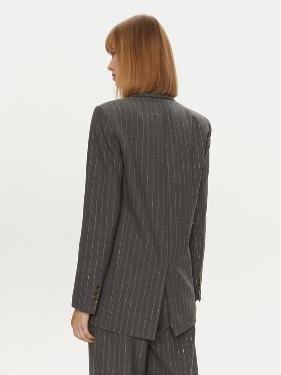 Simona Corsellini Simona Corsellini Sacou A24CPGI008 Gri Regular Fit
