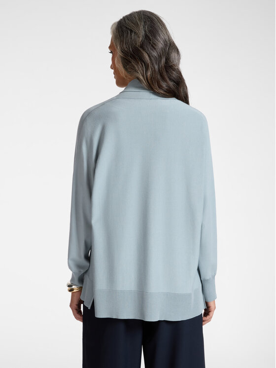 Elena Mirò Elena Mirò Sweter M568E001954N0A4 Turkusowy Regular Fit