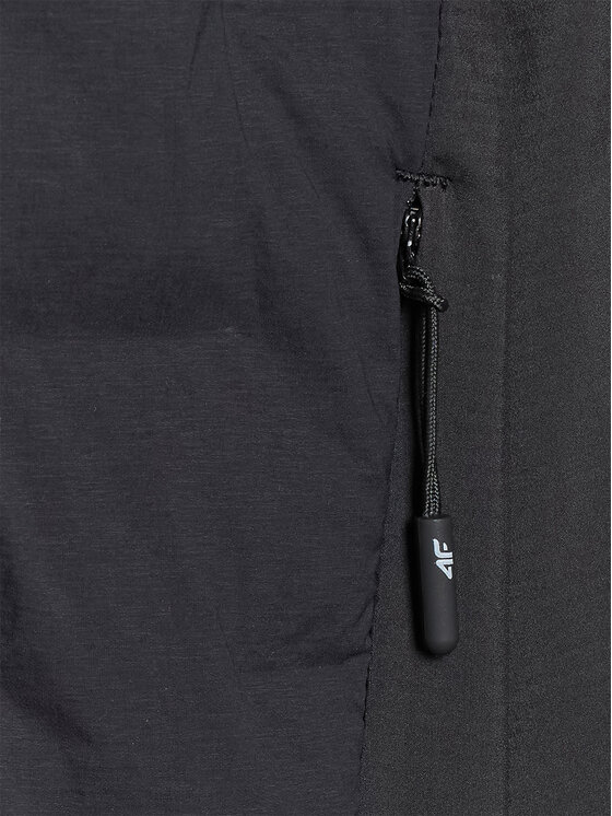 4F 4F Kurtka wielofunkcyjna HALNY Czarny Slim Fit