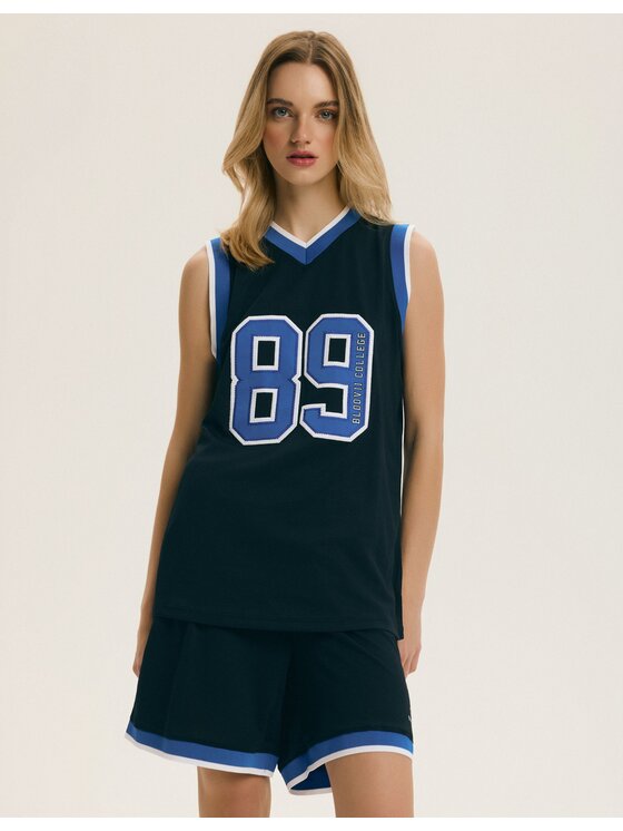 Esotiq Esotiq Top 43771 Czarny Regular Fit