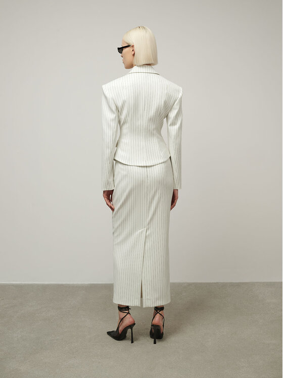 La Mania La Mania Sako LUDOVICA Biela Classic Fit