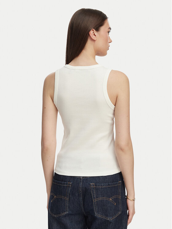 Vero Moda Vero Moda Topiņš Naja 10341964 Balts Slim Fit