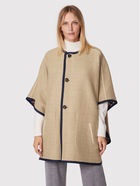 Weekend Max Mara Weekend Max Mara Poncsó Fieno 50860429 Színes Relaxed Fit