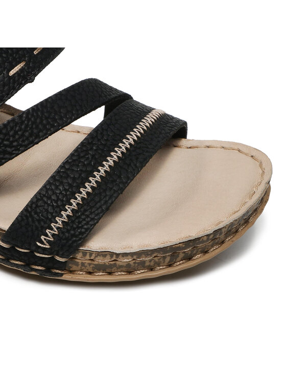 Rieker Rieker Ciabatte 61150-01 Nero