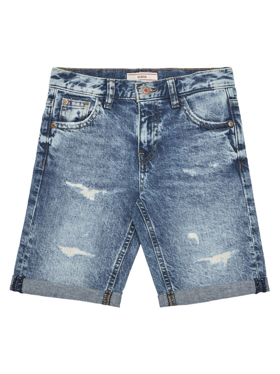 Guess Guess Džínové šortky L5GD00 D41E0 Modrá Regular Fit