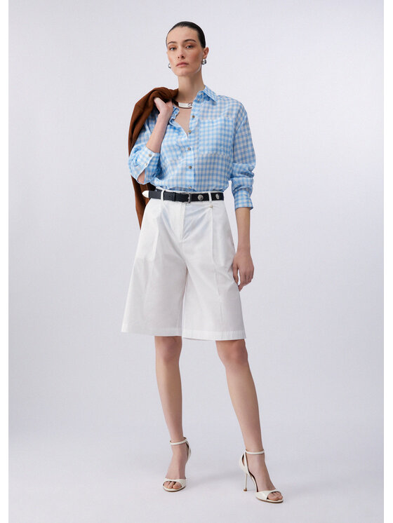 Liu Jo Liu Jo Pantaloni di tessuto WA6370T485310701 Bianco Regular Fit