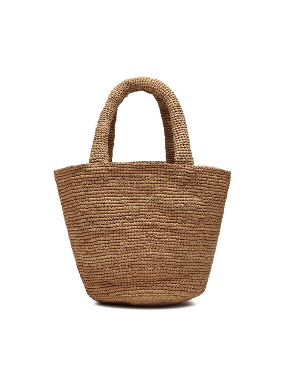 Manebi Manebi Дамска чанта Summer Bag Medium V 2.2 AN Кафяв