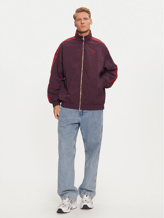Puma Puma Majica dugih rukava Play Loud T7 626719 Ljubičasta Relaxed Fit