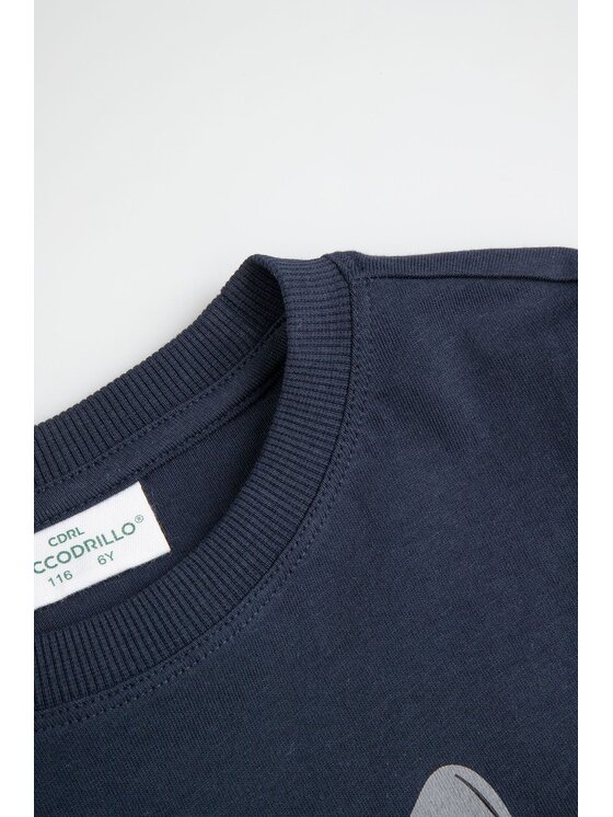 Coccodrillo Coccodrillo S dlouhým rukávem ZC6143103ABK-015 Tmavomodrá Regular Fit