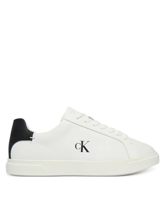 Calvin Klein Calvin Klein Sportcipők Low Pro Cup Laceup Lth Moire HW0HW02845 Fehér