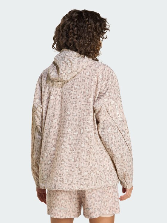 adidas adidas Wiatrówka 161800 Beżowy Loose Fit