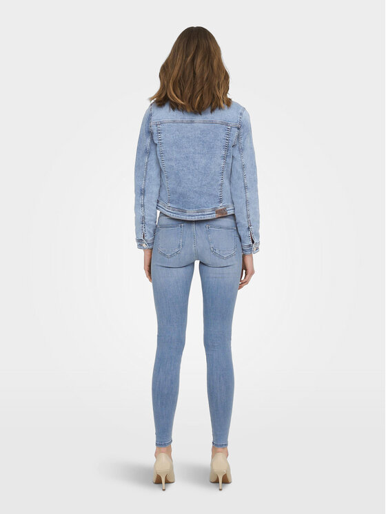 ONLY ONLY Jeansy Power 15228584 Modrá Skinny Fit