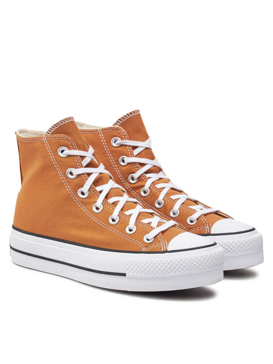 Converse Converse Trampki Chuck Taylor All Star Lift Platform Hi A11537C Pomarańczowy