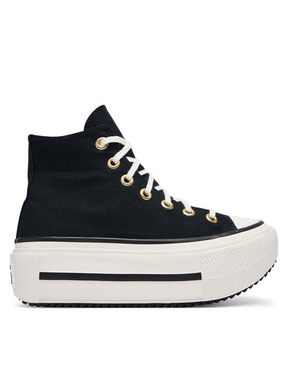 Converse Converse Кецове Chuck Taylor All Star Lift Double Stack Lace A20780C Черен