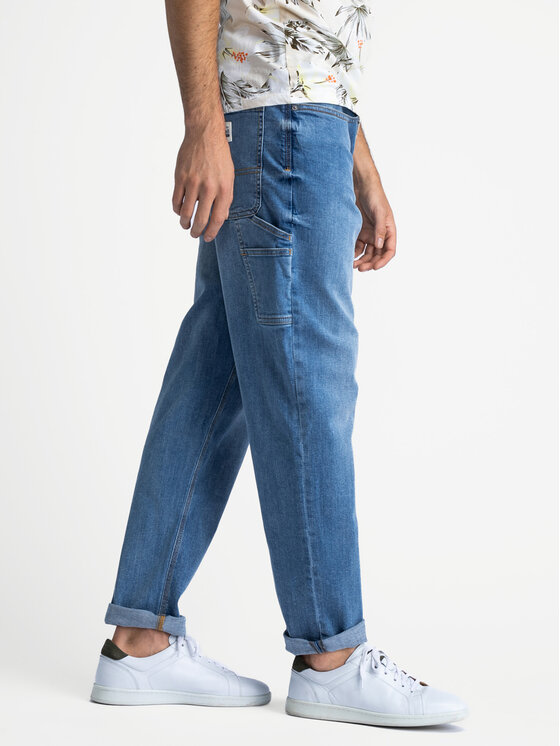 Petrol Industries Petrol Industries Jeans hlače M-1040-DNM021 Modra Relaxed Fit
