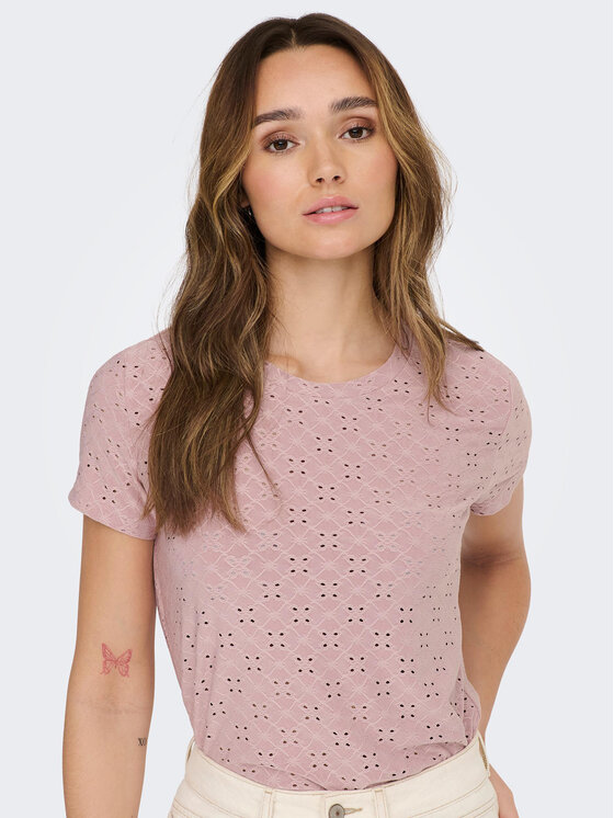 JDY JDY Tričko 15158450 Fialová Regular Fit