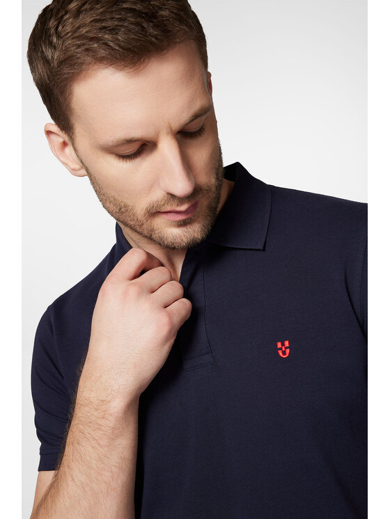 Próchnik Próchnik Polo PM3 PO073124000030 Granatowy Regular Fit