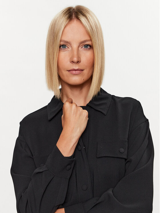 Marella Marella Рокля тип риза Echi 2332260933 Черен Regular Fit