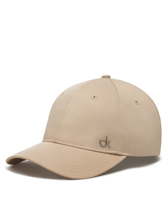 Calvin Klein Cepure ar nagu Ck Metal Cotton Cap K60K613102 Pelēks