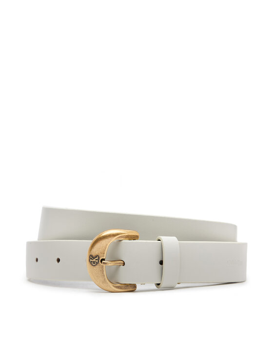 Calvin Klein Jeans Calvin Klein Jeans Naiste püksirihm Casual Pin Buckle 25Mm LV04K7009G Valge