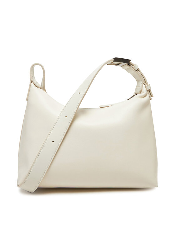 Calvin Klein Calvin Klein Torebka Hardware Strap Medium Crossbody K60K613028 Biały