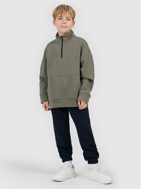 4F 4F Spodnie dresowe BASIC+ Granatowy Oversize